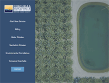 Tablet Screenshot of conservecoachella.com